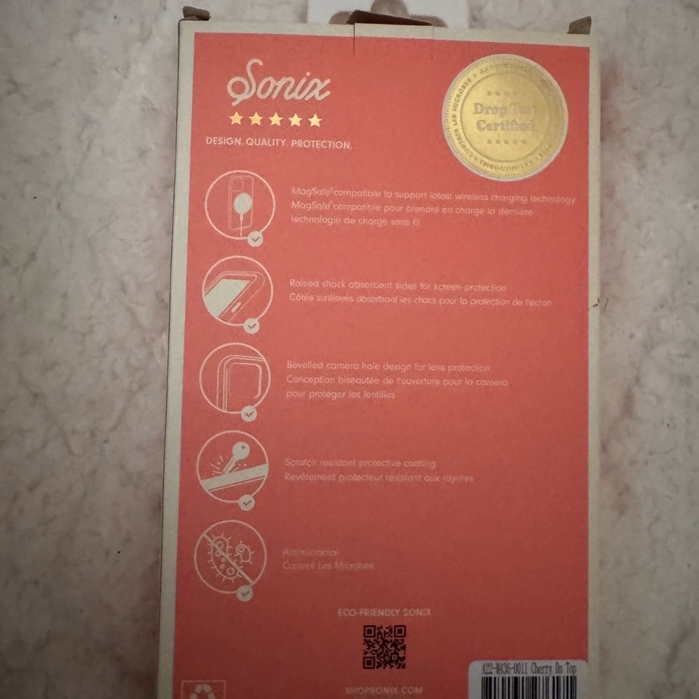 Sonix Cherry MagSafe iPhone 16 Case โ New in Box ๐ - Picture 2 of 3